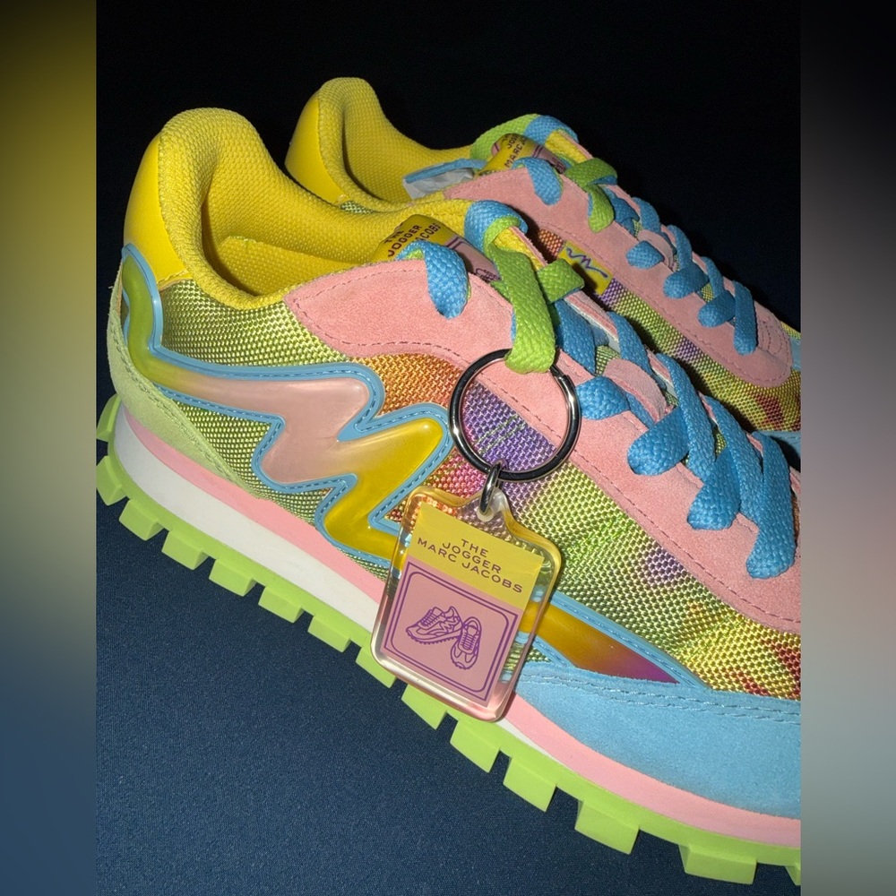 Marc Jacobs Pastel Multi-Tone Trail Runner Sneakers